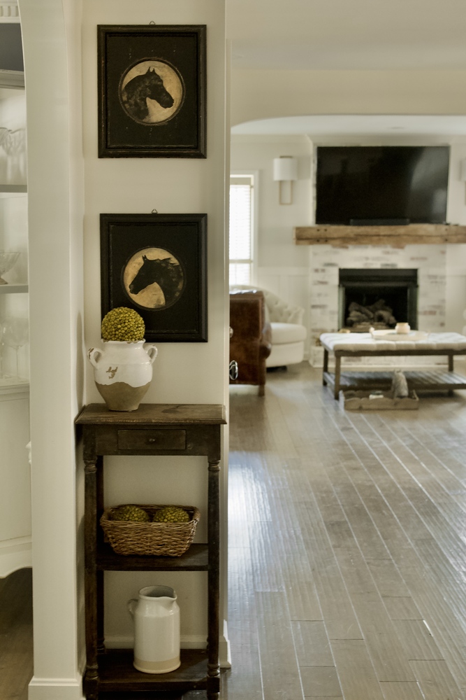 Custom kitchen remodel with archway and pendant lights by Trade Works Remodeling in Louisville, KY